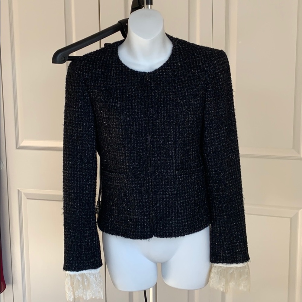 Chanel jacket with removable neck collar